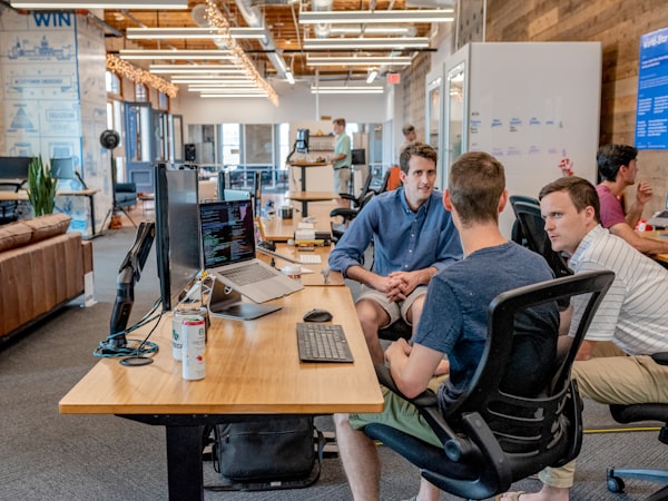 Small business owner reviewing local SEO strategy